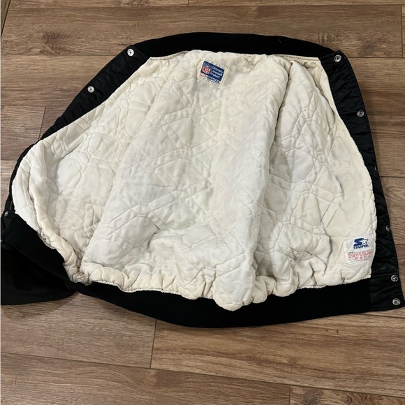 Vintage 80s Raiders Starter Bomber Jacket XL - Picture 6 of 15